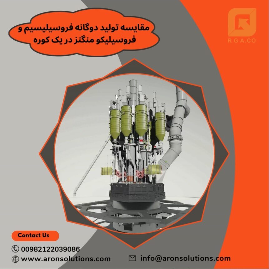 مقایسه تولید دوگانه فروسیلیسیم و فروسیلیکومنگنز در یک کوره